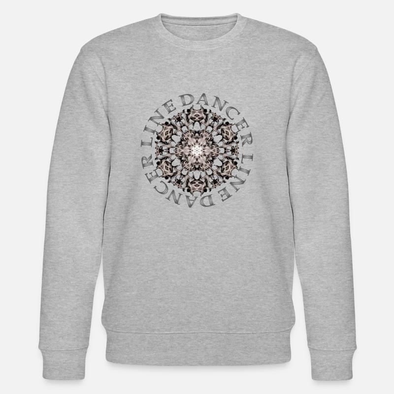 kl_linedance42b - Stanley/Stella Unisex Bio-Sweatshirt CHANGER  - Grau meliert