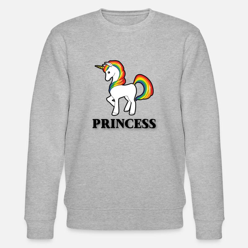 Prinzessin - Stanley/Stella Unisex Bio-Sweatshirt CHANGER  - Grau meliert