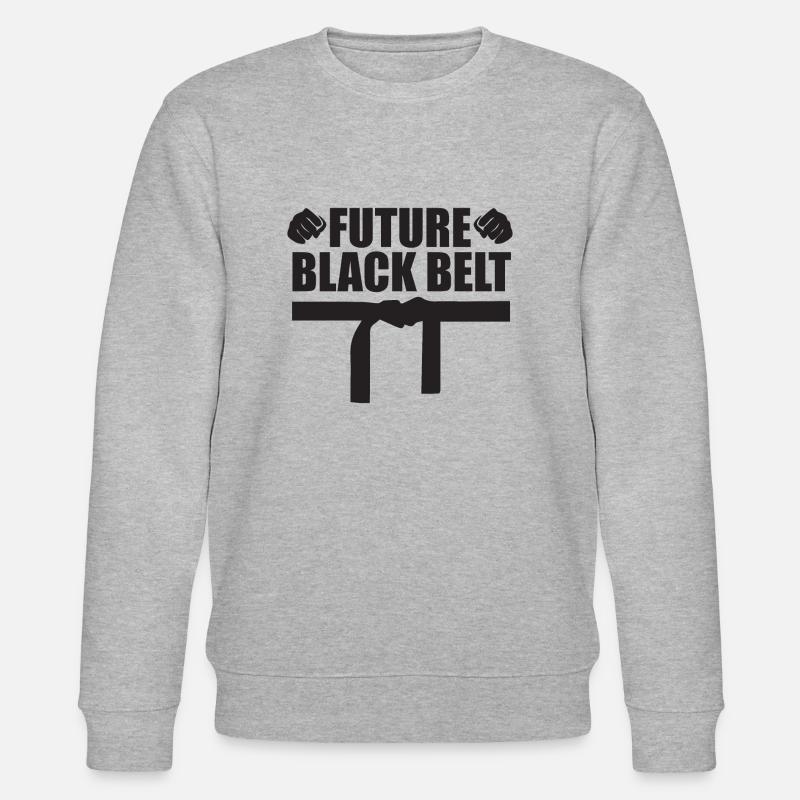 Kampfkunst Future Black Belt Geschenkidee - Stanley/Stella Unisex Bio-Sweatshirt CHANGER  - Grau meliert
