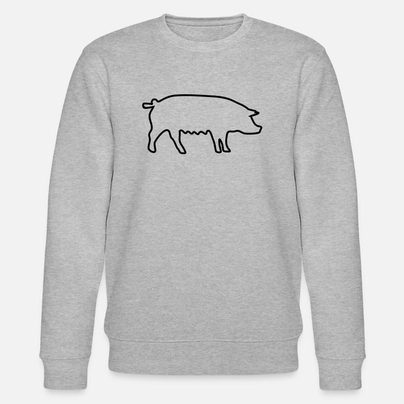 cochon - Sweat bio CHANGER Stanley/Stella Unisexe - gris chiné