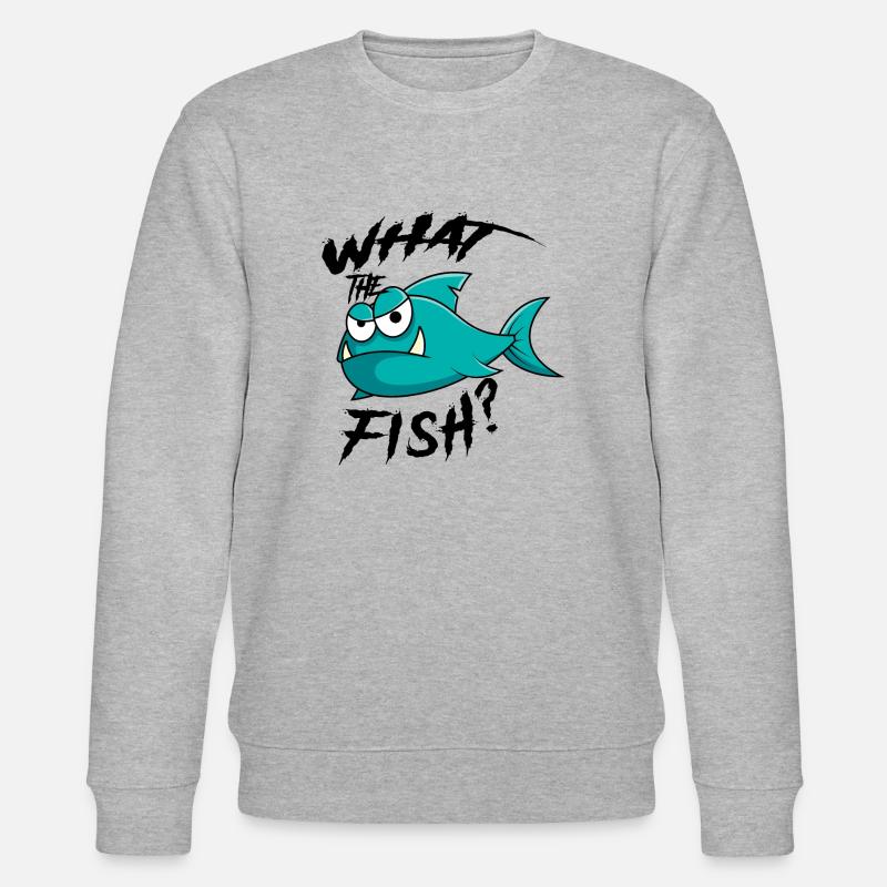 Qu'est-ce que le poisson? - Sweat bio CHANGER Stanley/Stella Unisexe - gris chiné
