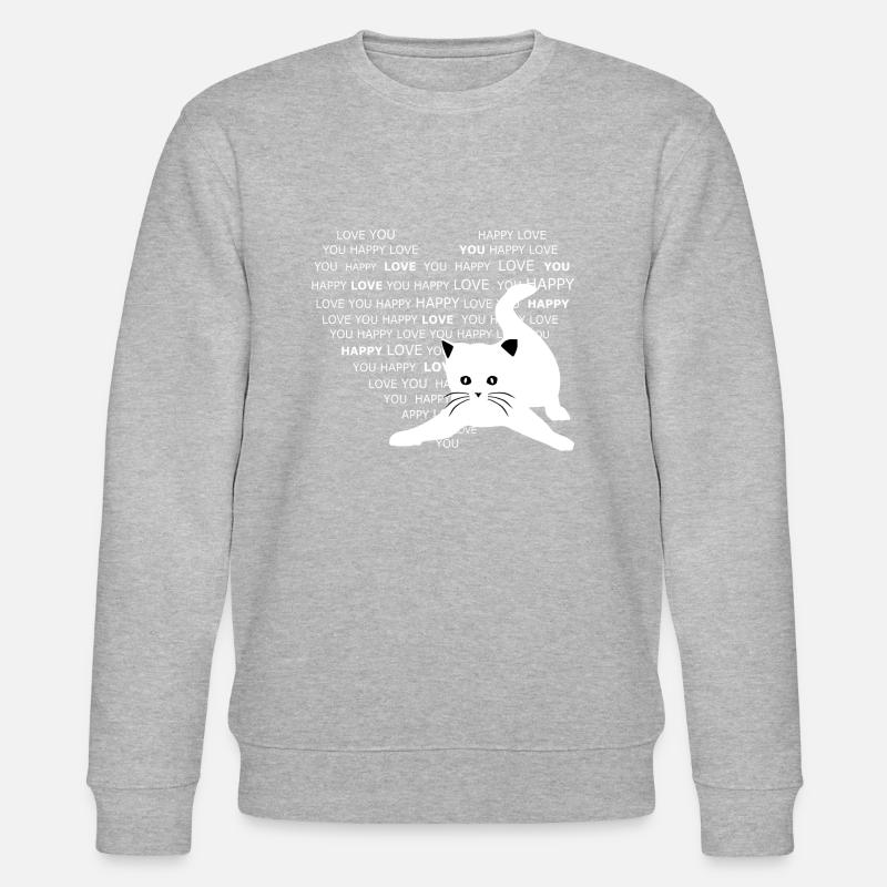 Mon petit chaton - Sweat bio CHANGER Stanley/Stella Unisexe - gris chiné