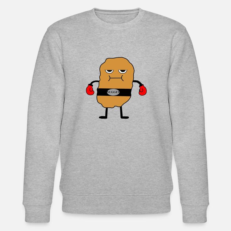 Chicken Nugget - Stanley/Stella Unisex Bio-Sweatshirt CHANGER  - Grau meliert