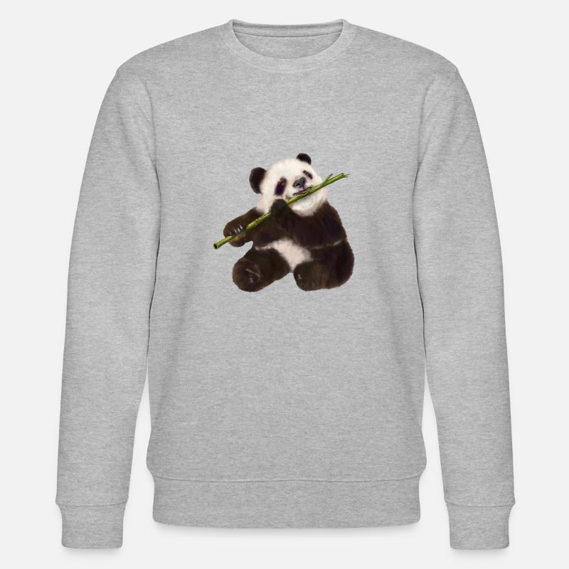 Paddy Panda - Sweat bio CHANGER Stanley/Stella Unisexe - gris chiné