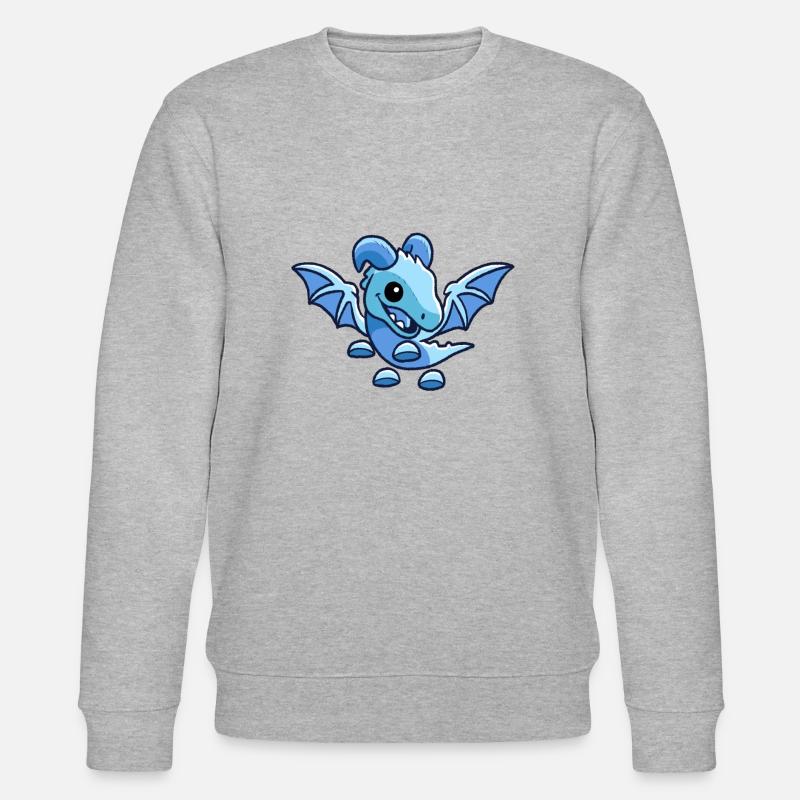 Dragon de givre mignon - Sweat bio CHANGER Stanley/Stella Unisexe - gris chiné