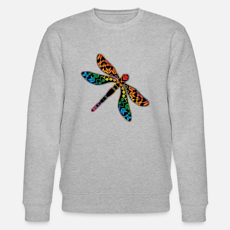 Libelle - Stanley/Stella Unisex Bio-Sweatshirt CHANGER  - Grau meliert