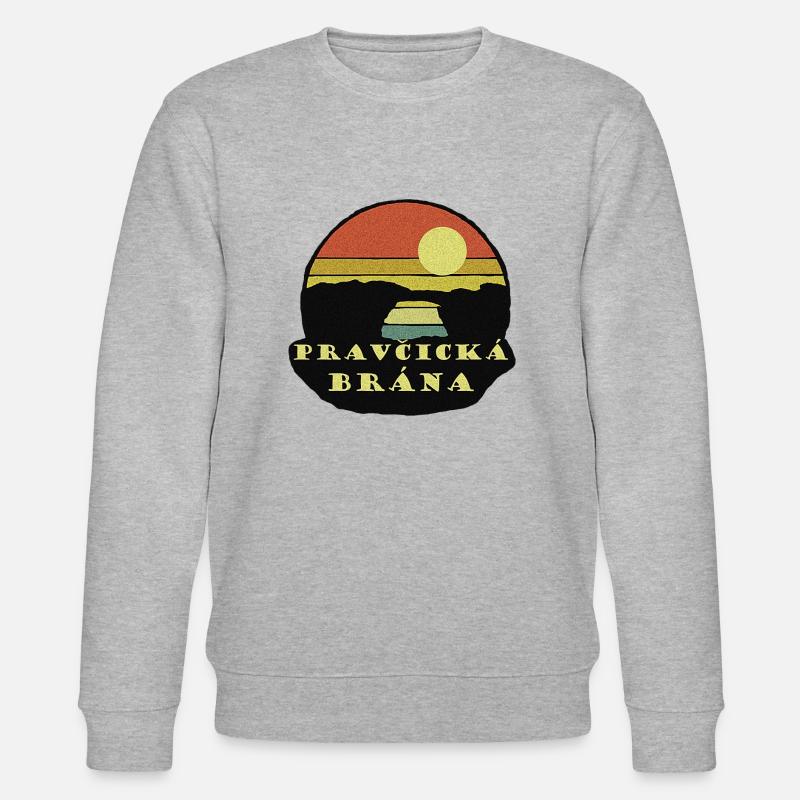prebischtor pravcicka brana - Stanley/Stella Unisex Bio-Sweatshirt CHANGER - Grau meliert
