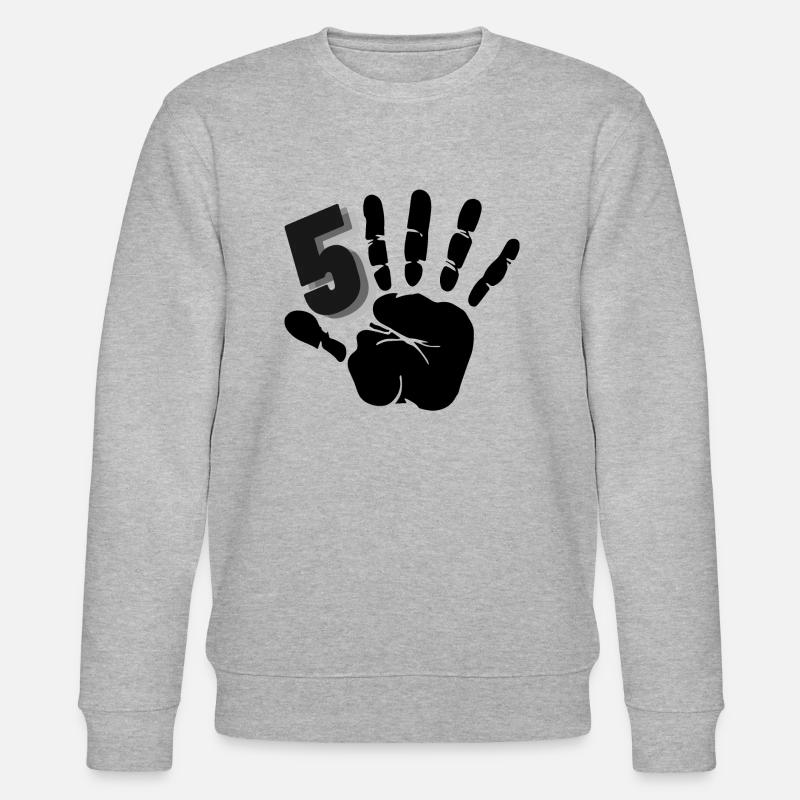 Main numéro 5 - Sweat bio CHANGER Stanley/Stella Unisexe - gris chiné