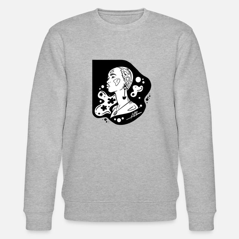 Sie - Stanley/Stella Unisex Bio-Sweatshirt CHANGER  - Grau meliert