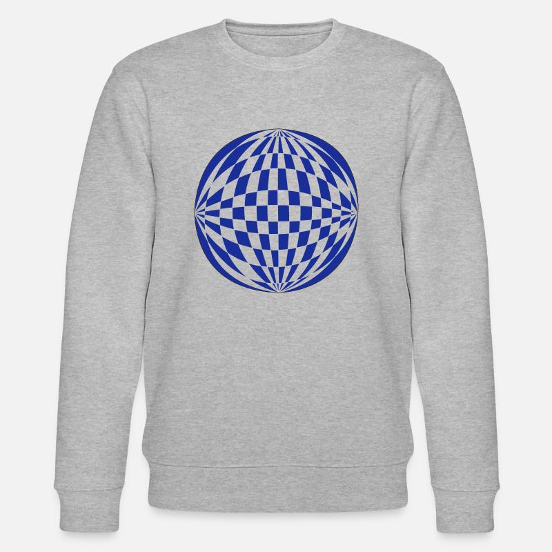 3D sphere - Stanley/Stella CHANGER Unisex Organic Sweatshirt - heather grey