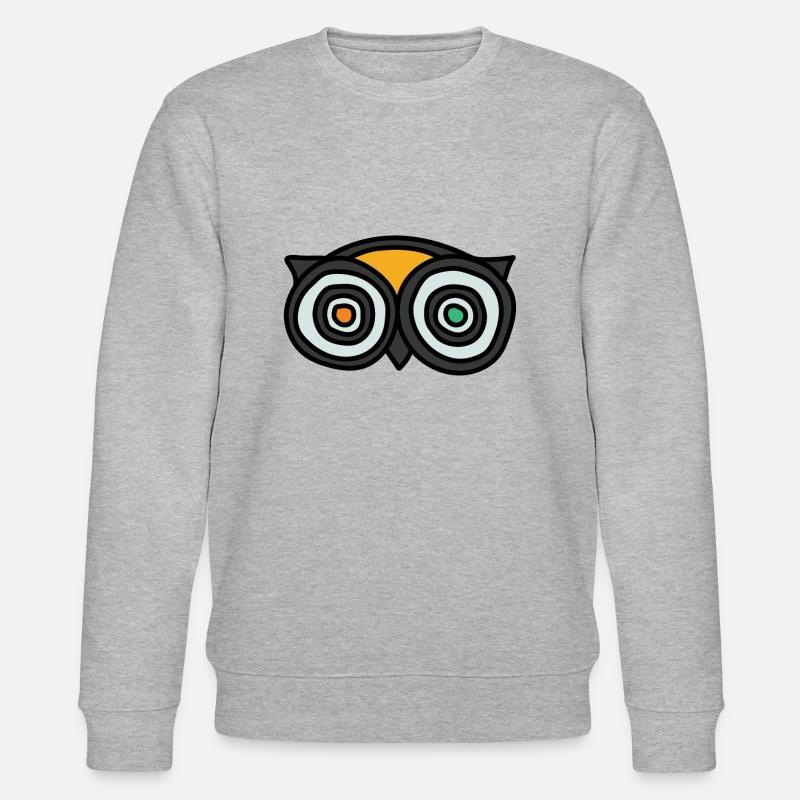 Owls eyes - Stanley/Stella Unisex Bio-Sweatshirt CHANGER - Grau meliert