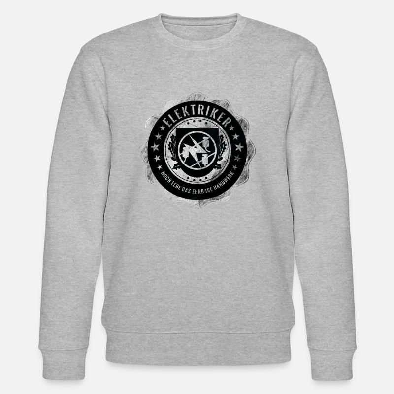 Elektriker, Zunft, Handwerk - Stanley/Stella Unisex Bio-Sweatshirt CHANGER  - Grau meliert