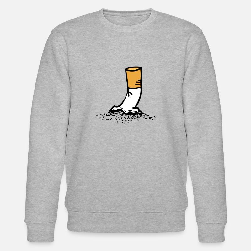 Zigarette - Stanley/Stella Unisex Bio-Sweatshirt CHANGER  - Grau meliert