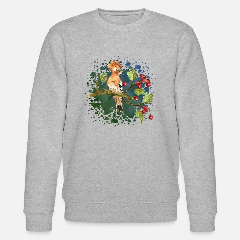 Bunter Vogel - Stanley/Stella Unisex Bio-Sweatshirt CHANGER  - Grau meliert