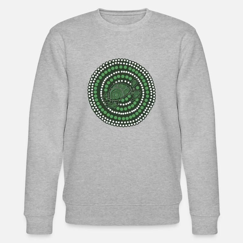 Aborigine-Kunst - Stanley/Stella Unisex Bio-Sweatshirt CHANGER  - Grau meliert