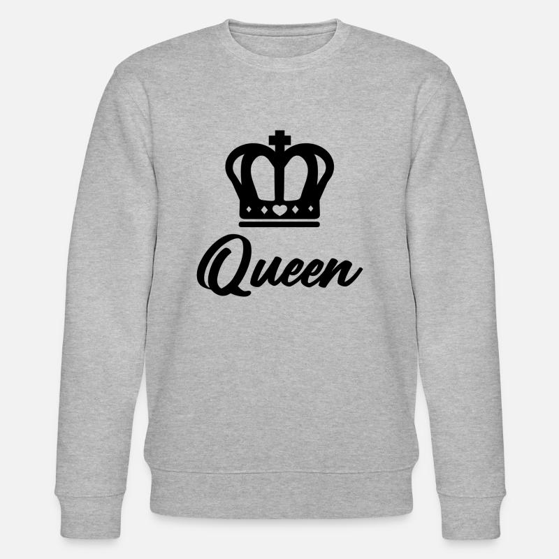 Queen - Stanley/Stella Unisex Bio-Sweatshirt CHANGER  - Grau meliert