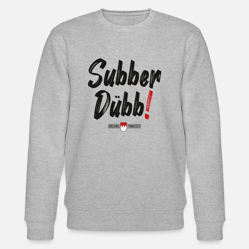 Subber Dübb! - Stanley/Stella Unisex Bio-Sweatshirt CHANGER  - Grau meliert