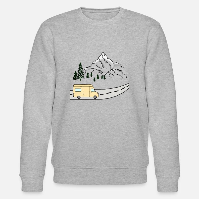 van life - Stanley/Stella Unisex Bio-Sweatshirt CHANGER  - Grau meliert