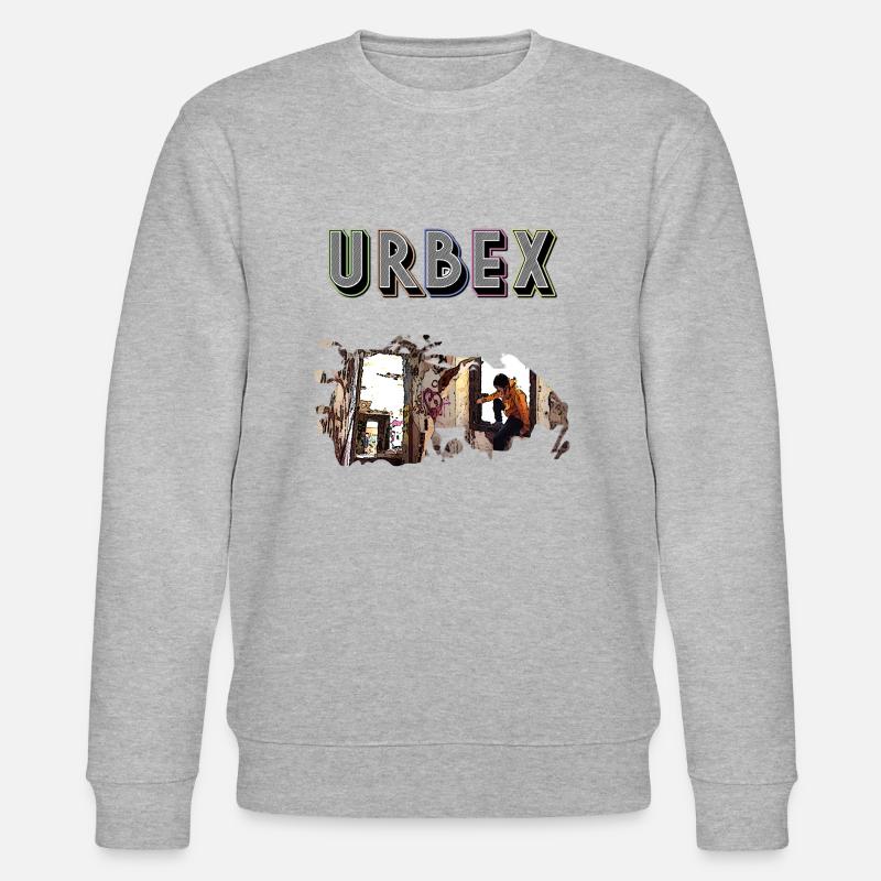 URBEX - Stanley/Stella Unisex Bio-Sweatshirt CHANGER  - Grau meliert