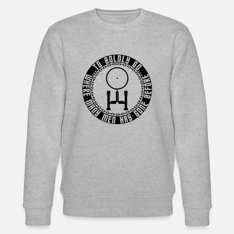 Freemason Spaceship - Stanley/Stella Unisex Bio-Sweatshirt CHANGER  - Grau meliert
