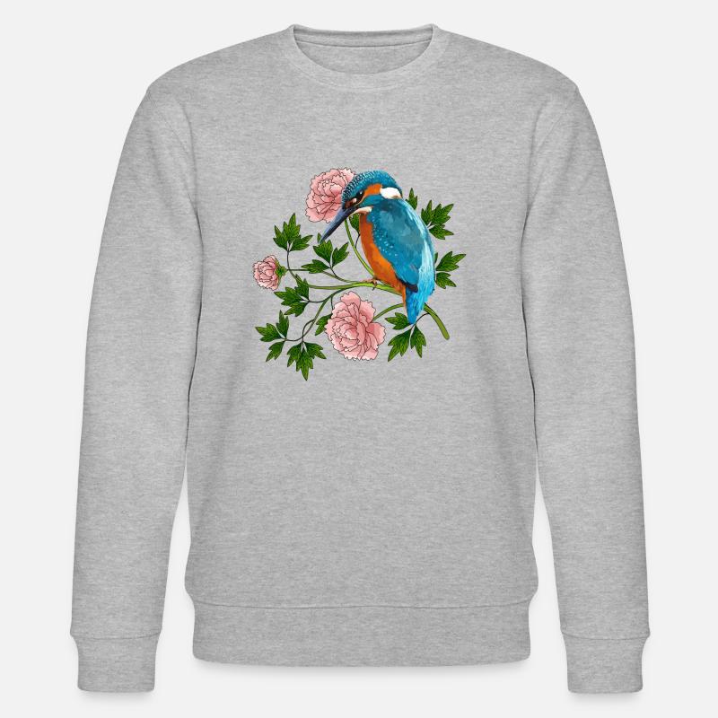 Bunter Vogel - Stanley/Stella Unisex Bio-Sweatshirt CHANGER  - Grau meliert