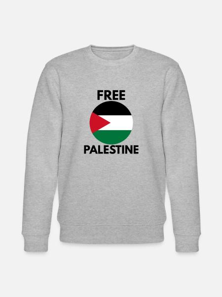 Libérer la Palestine - Sweat bio CHANGER Stanley/Stella Unisexe - gris chiné