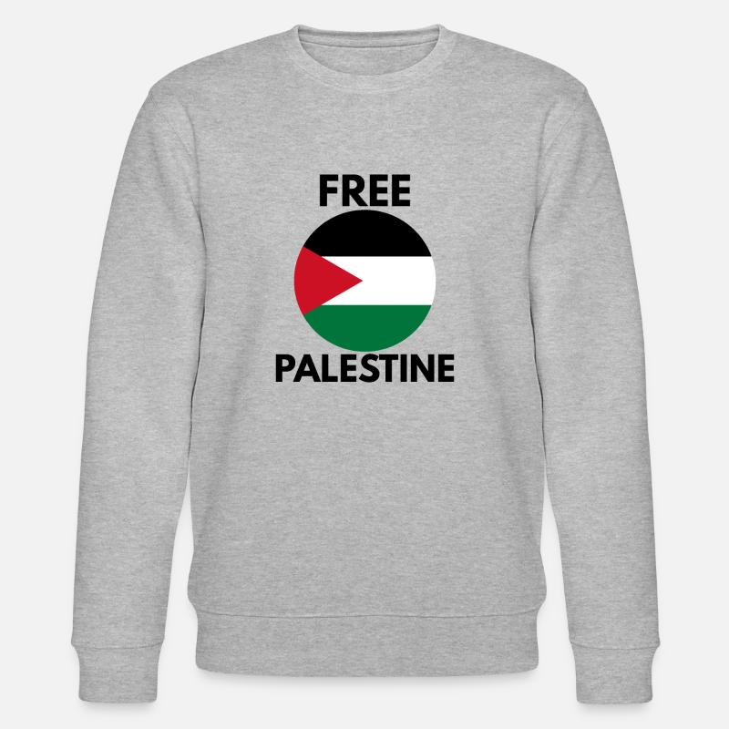 Libérer la Palestine - Sweat bio CHANGER Stanley/Stella Unisexe - gris chiné