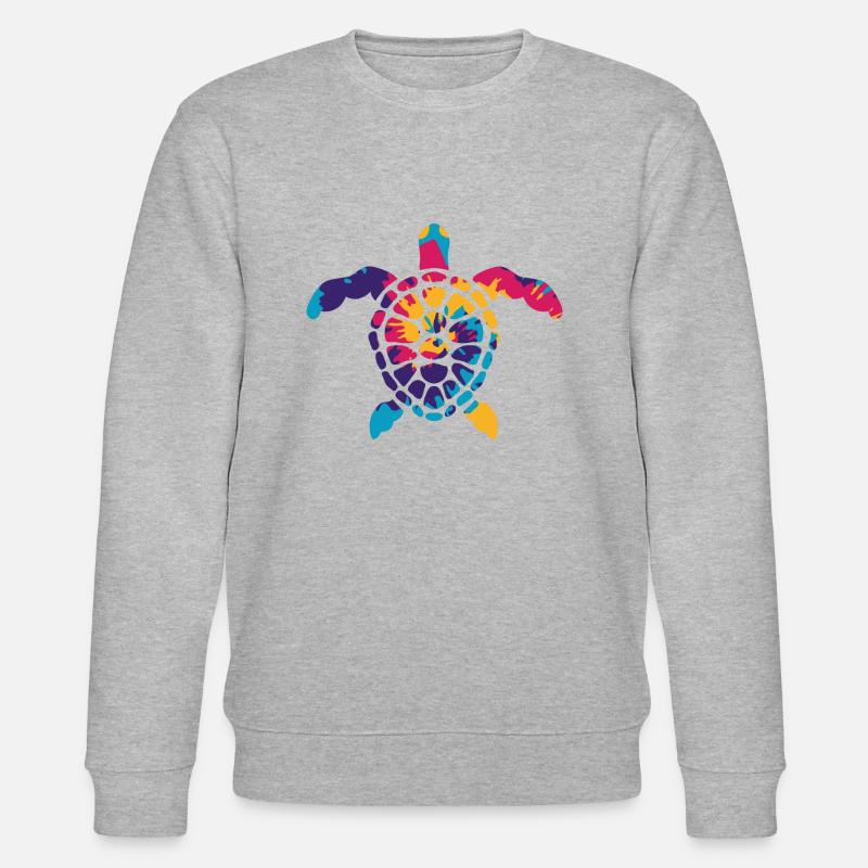 Hawaiian Turtle - Stanley/Stella Unisex Bio-Sweatshirt CHANGER  - Grau meliert