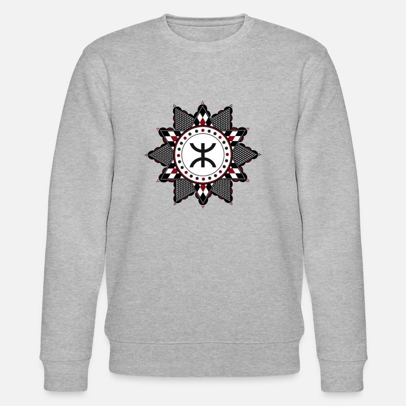 Kabylenmuster - Stanley/Stella Unisex Bio-Sweatshirt CHANGER  - Grau meliert