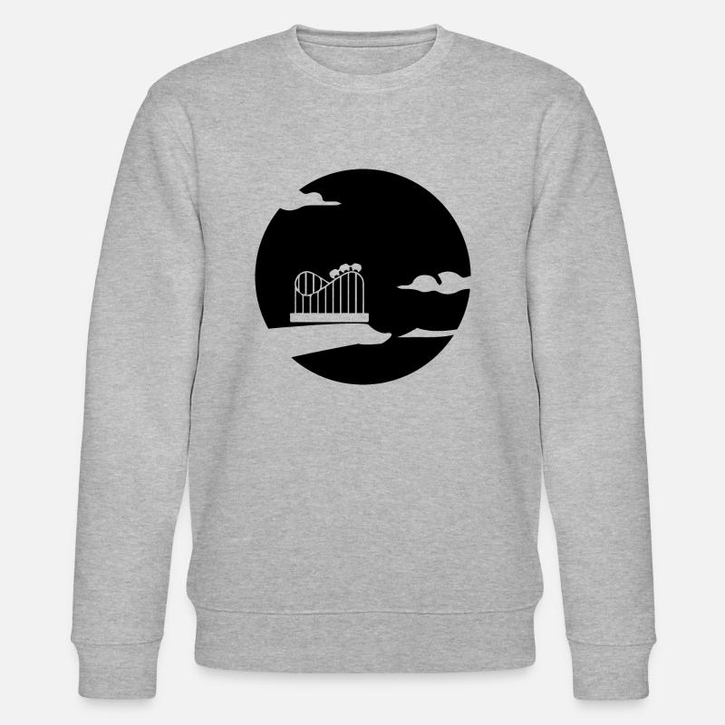 Rollercoaster Roller Coaster - Stanley/Stella CHANGER Unisex Organic Sweatshirt - heather grey