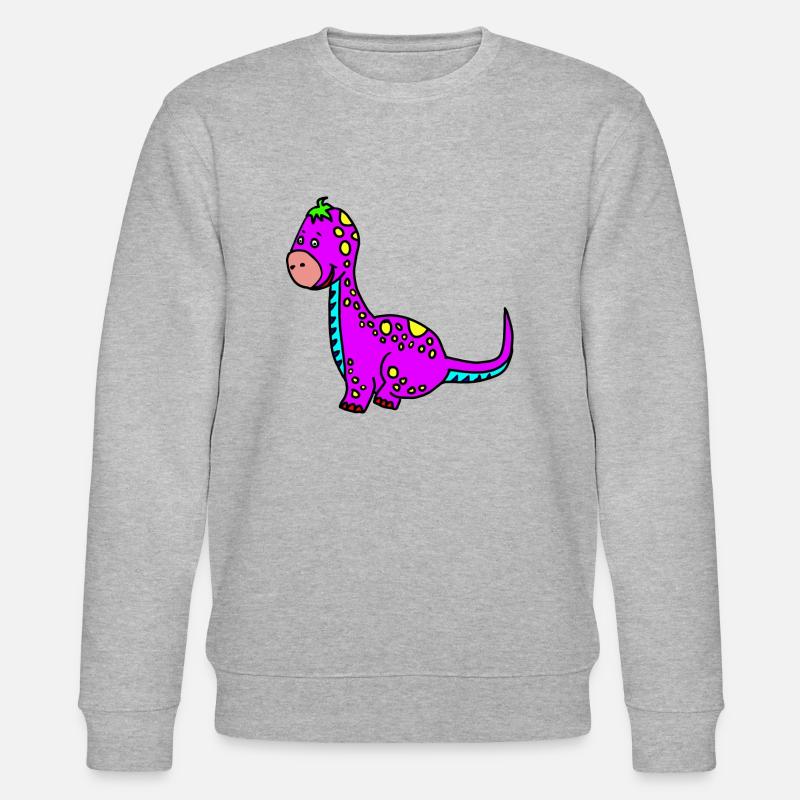 Dino - Stanley/Stella Unisex Bio-Sweatshirt CHANGER  - Grau meliert