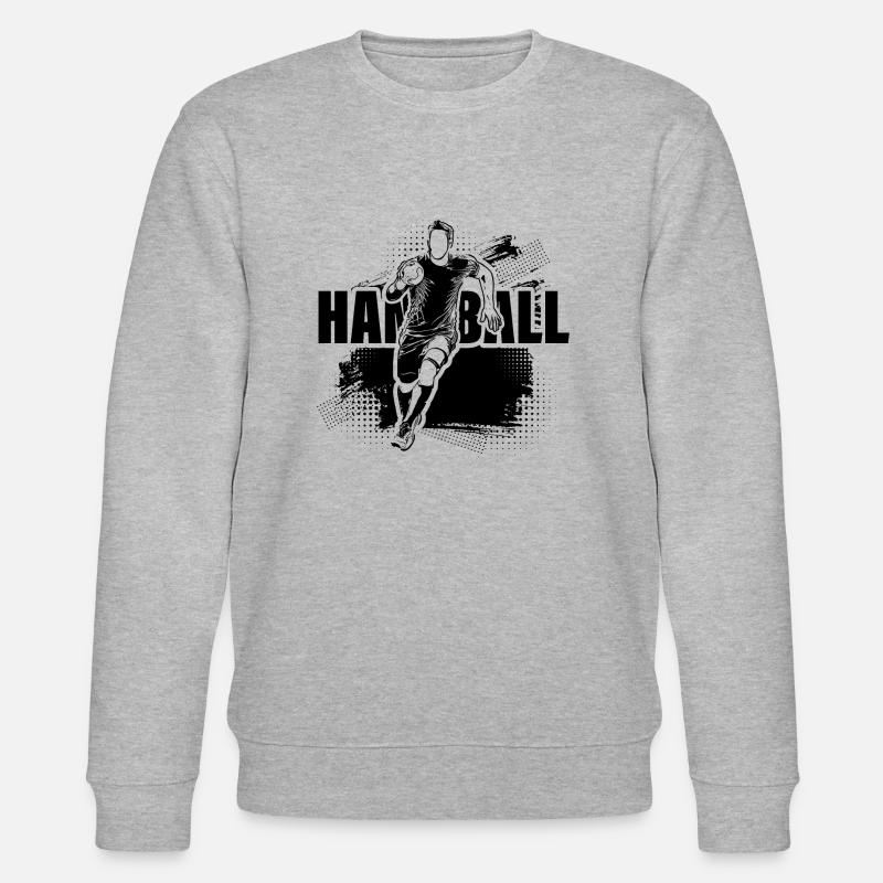 Handball-Dribbler - Stanley/Stella Unisex Bio-Sweatshirt CHANGER  - Grau meliert