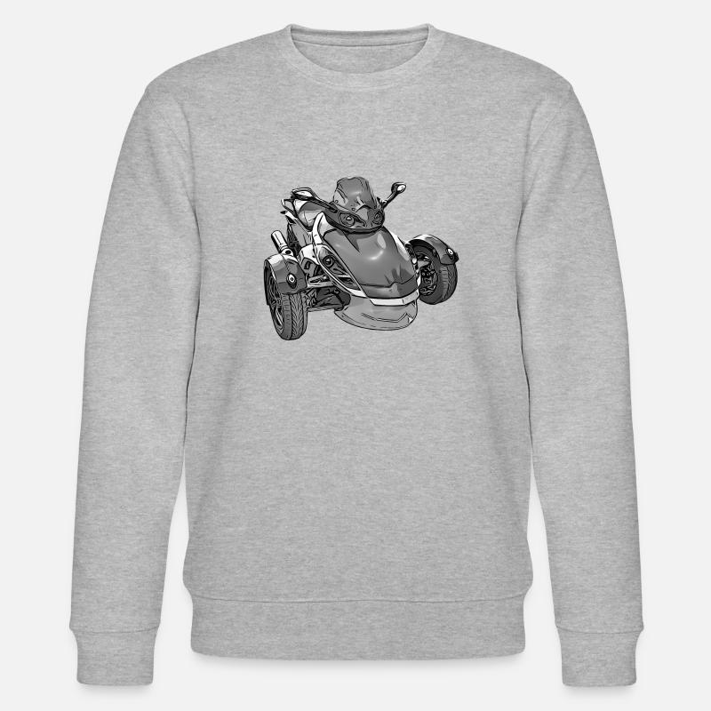 Spyder schwarz - Stanley/Stella Unisex Bio-Sweatshirt CHANGER  - Grau meliert