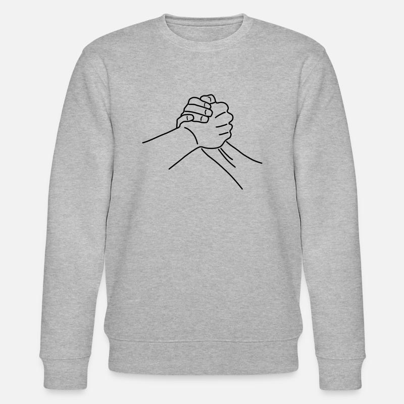 Handschlag - Stanley/Stella Unisex Bio-Sweatshirt CHANGER  - Grau meliert