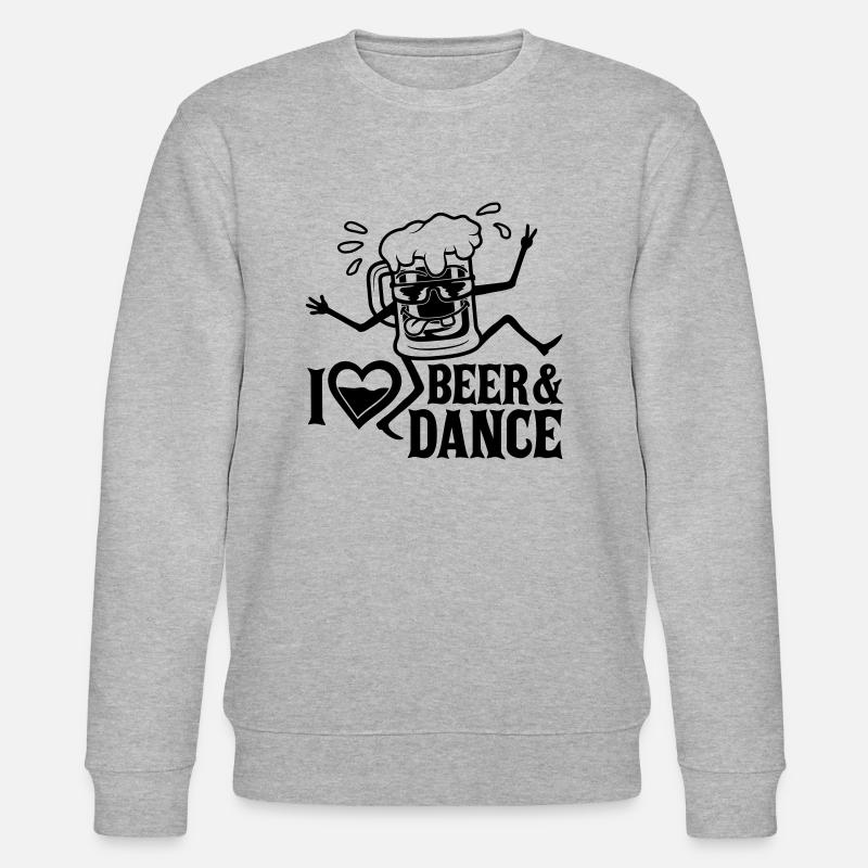 Bière et danse Amour - Sweat bio CHANGER Stanley/Stella Unisexe - gris chiné