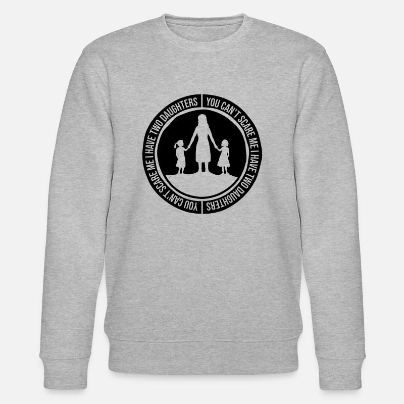 I have two daughters - Stanley/Stella CHANGER Unisex Organic Sweatshirt - heather grey