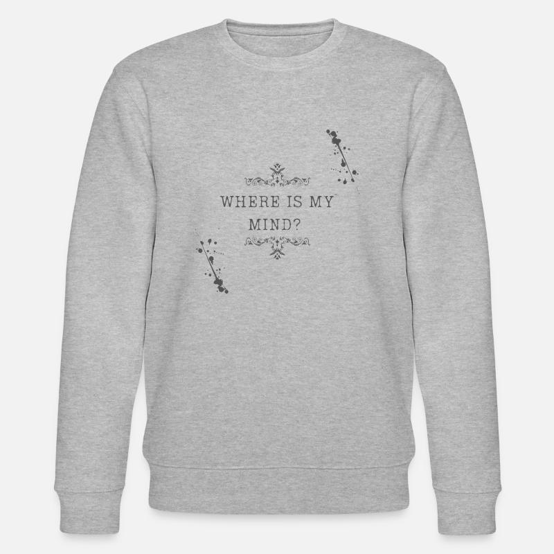 WhereIsMyMind - Stanley/Stella Unisex Bio-Sweatshirt CHANGER  - Grau meliert