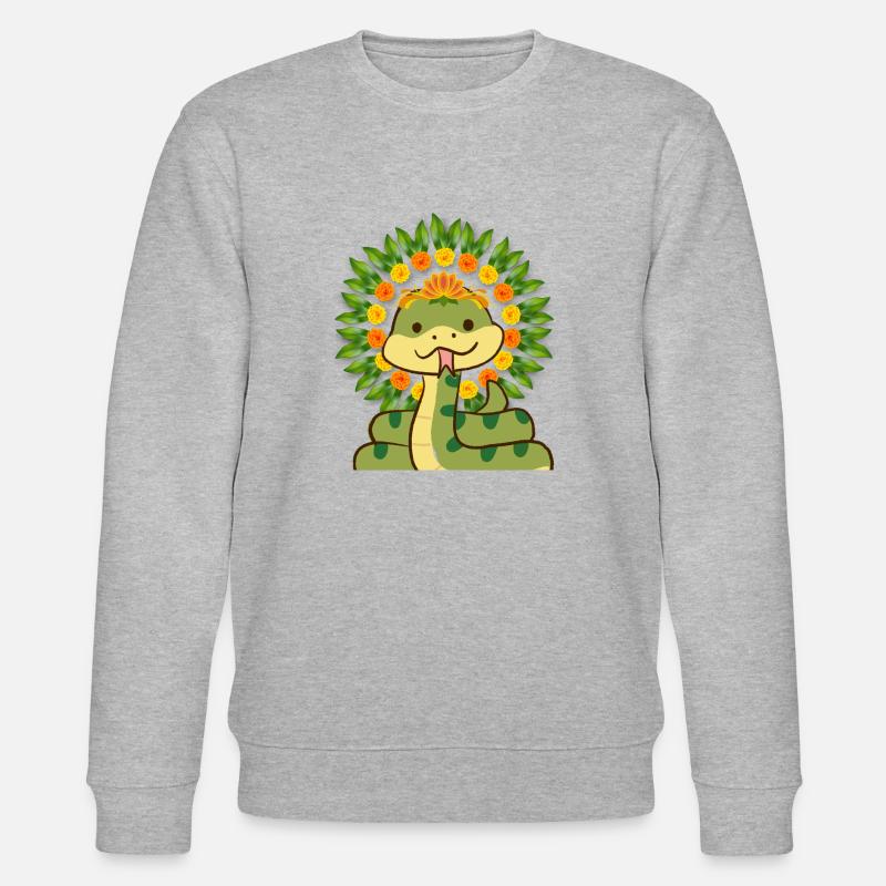 SCHÖNE SCHLANGE - Stanley/Stella Unisex Bio-Sweatshirt CHANGER  - Grau meliert
