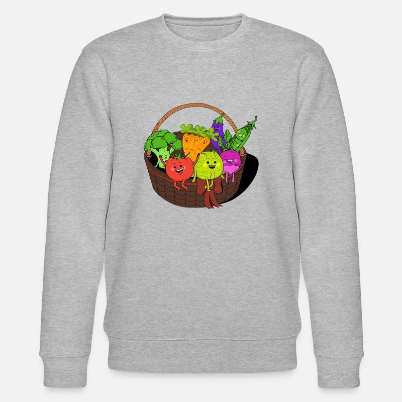 Gemuesekorb - Stanley/Stella Unisex Bio-Sweatshirt CHANGER  - Grau meliert