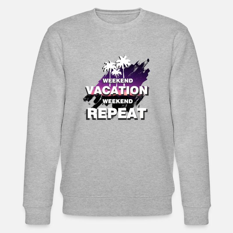 Répétition du week-end de vacances - Sweat bio CHANGER Stanley/Stella Unisexe - gris chiné