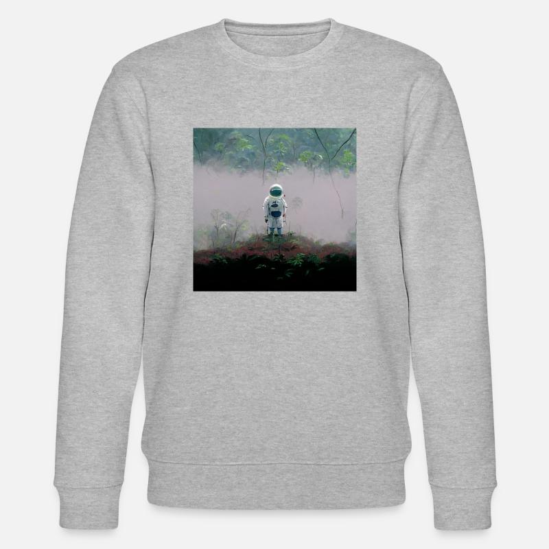 Lonely Voyager 051 - Stanley/Stella Unisex Bio-Sweatshirt CHANGER  - Grau meliert
