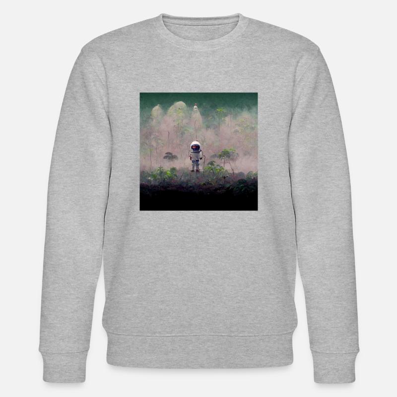 Lonely Voyager 048 - Stanley/Stella Unisex Bio-Sweatshirt CHANGER  - Grau meliert