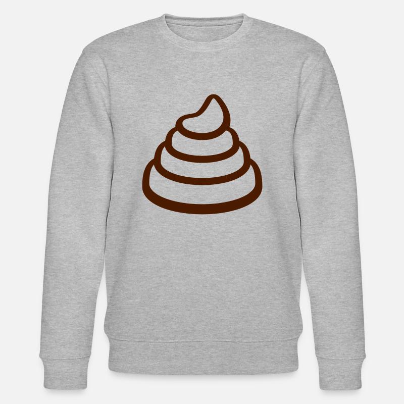 Gros tas de caca dégoûtant - Sweat bio CHANGER Stanley/Stella Unisexe - gris chiné