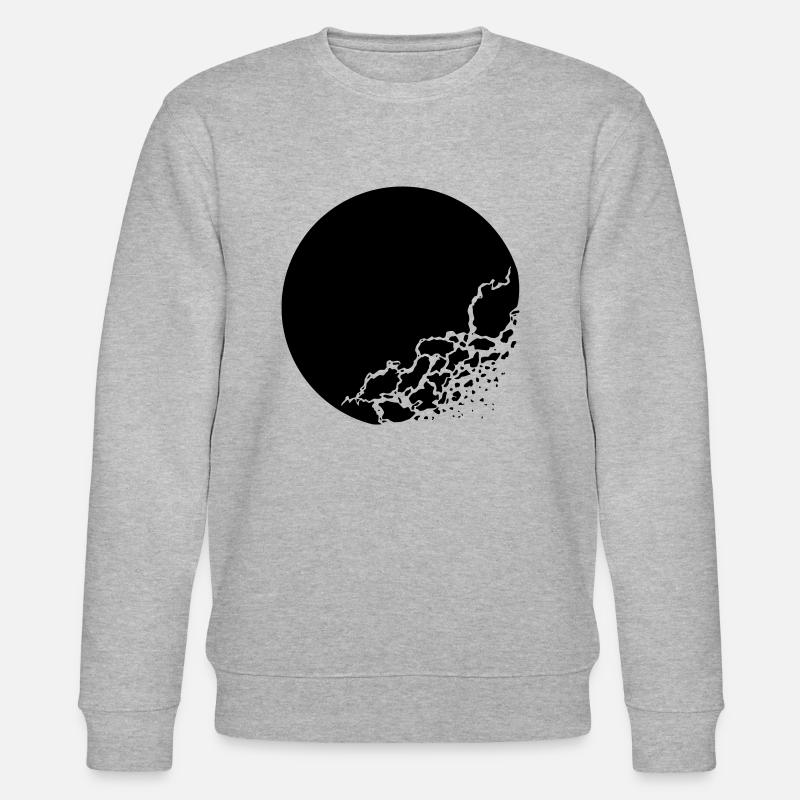 Moon - Stanley/Stella Unisex Bio-Sweatshirt CHANGER  - Grau meliert