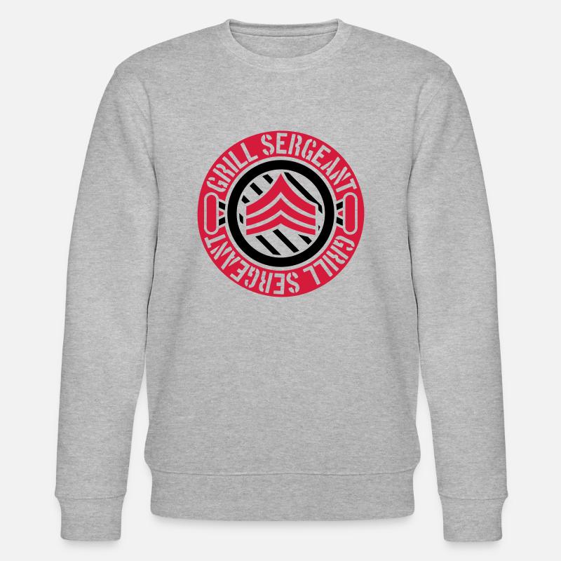 Barbecue Grill Sergeant Timbre - Sweat bio CHANGER Stanley/Stella Unisexe - gris chiné