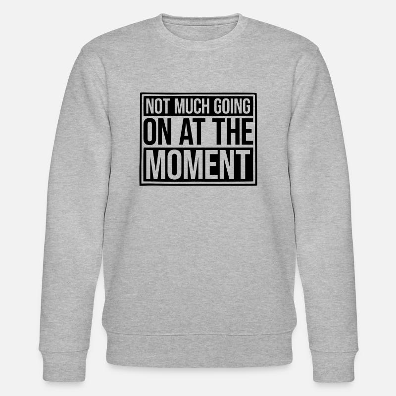 Not much going on - Stanley/Stella CHANGER Unisex Organic Sweatshirt - heather grey