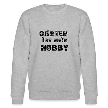 Garten ist mein Hobby - Stanley/Stella Unisex Bio-Sweatshirt CHANGER  - Grau meliert - Vorne - Nik (191cm) & Marisol (170cm)
