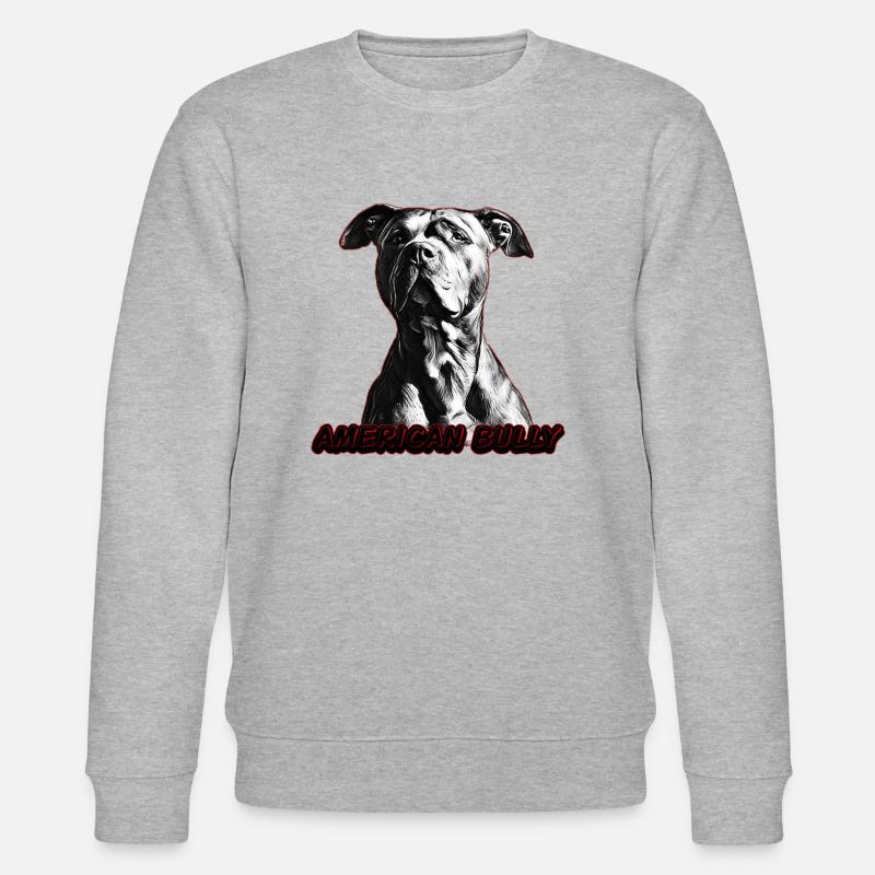 American Bully XL - Stanley/Stella Unisex Bio-Sweatshirt CHANGER  - Grau meliert