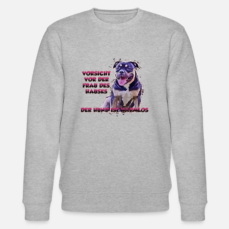 Spruch 03 - Stanley/Stella Unisex Bio-Sweatshirt CHANGER  - Grau meliert