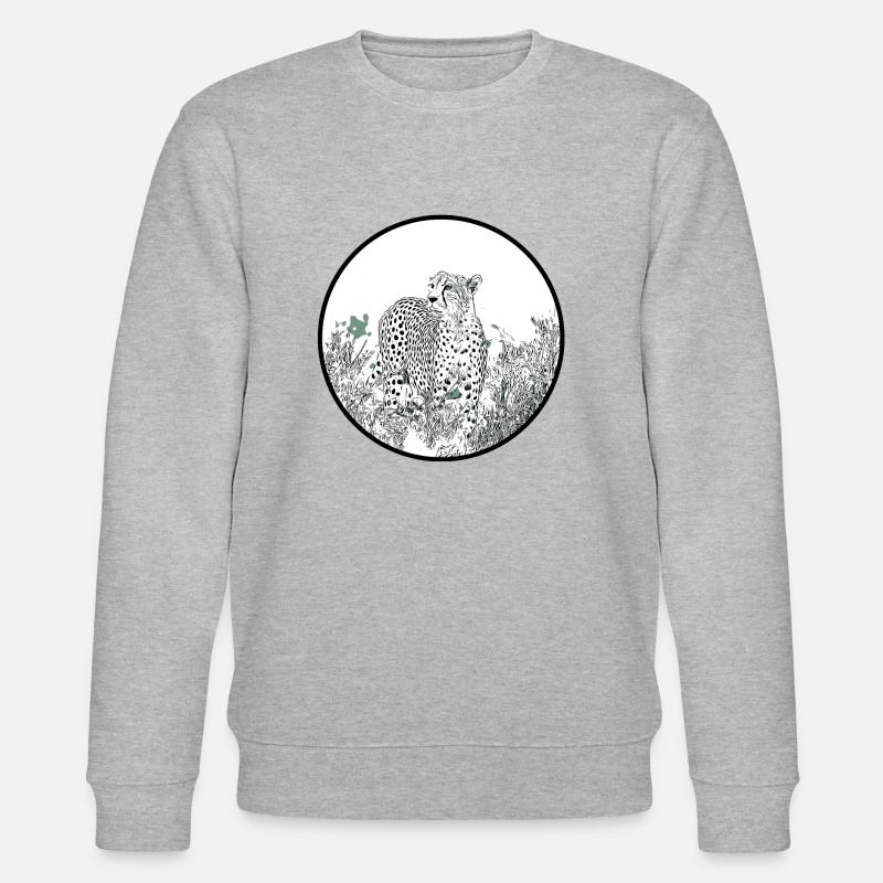Gepard - Stanley/Stella Unisex Bio-Sweatshirt CHANGER  - Grau meliert